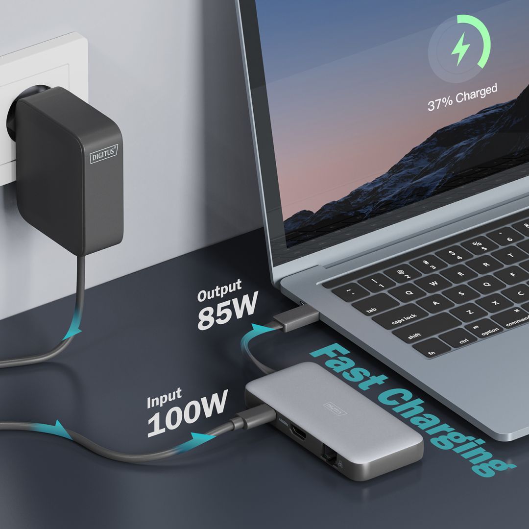 Digitus USB-C Travel Docking Station 7 Port