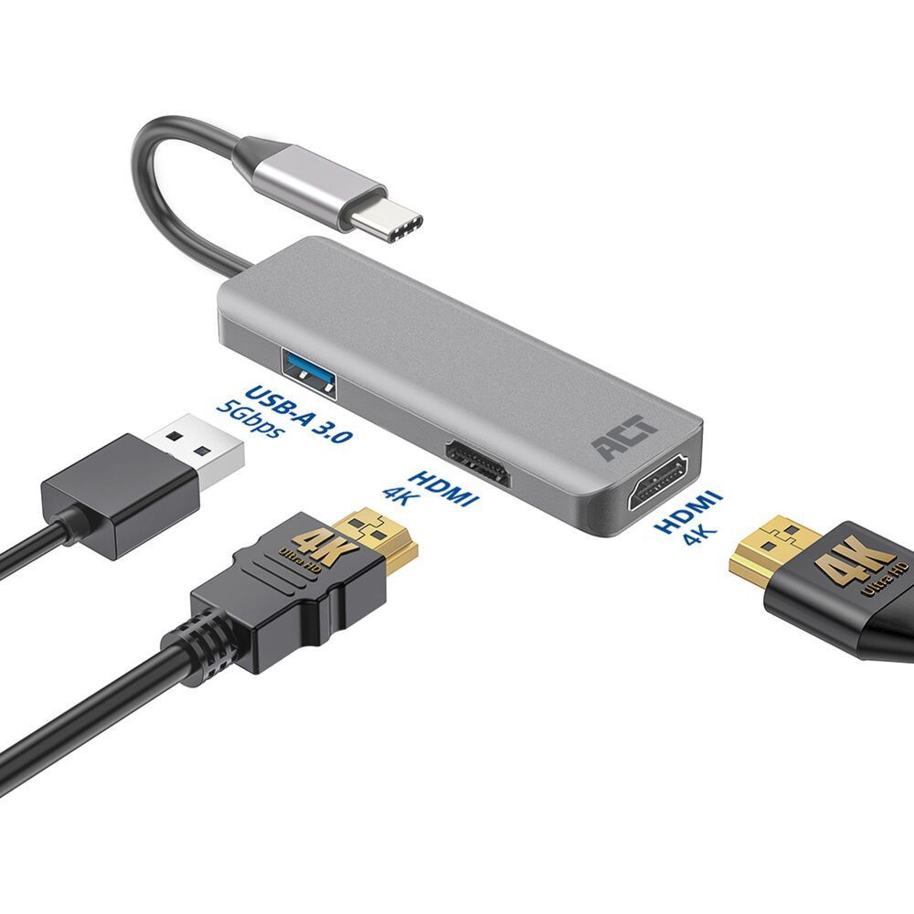 ACT AC7013 USB-C 4K multiport adapter