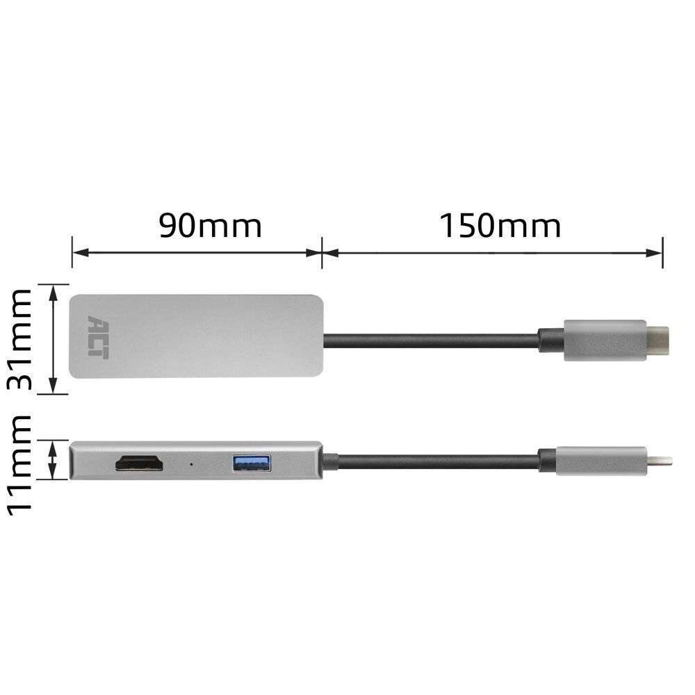 ACT AC7013 USB-C 4K multiport adapter