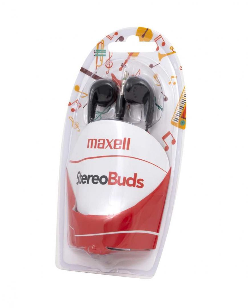 Maxell EB-95 Stereo Buds Earphones Black