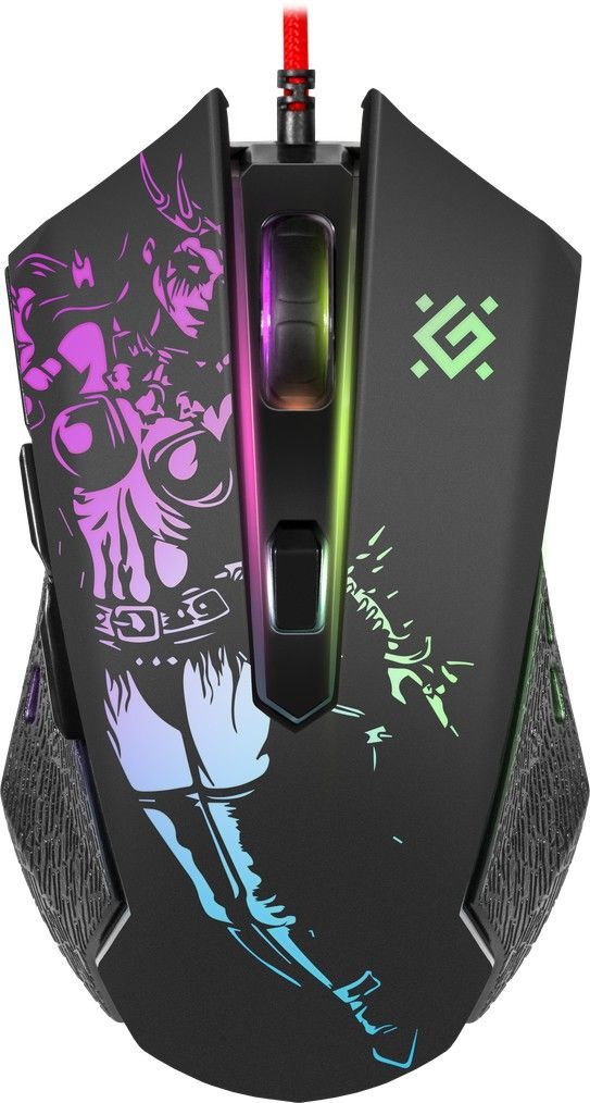 Defender GM-933 Sin''Sister RGB Gaming Mouse Black