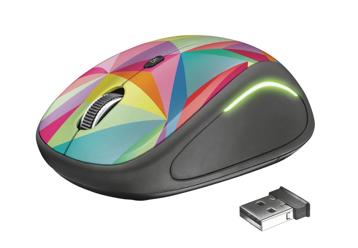 Trust Yvi FX Wireless mouse Geometrics