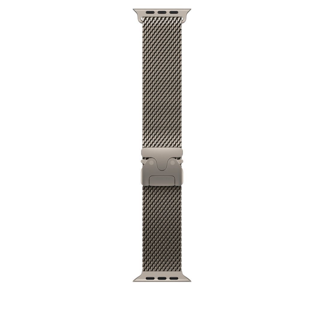 Apple Watch 49mm Milanese Loop Natural Medium