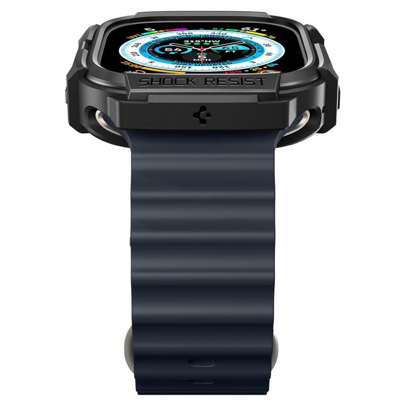 Spigen Rugged Armor, black - Apple Watch Ultra 49mm