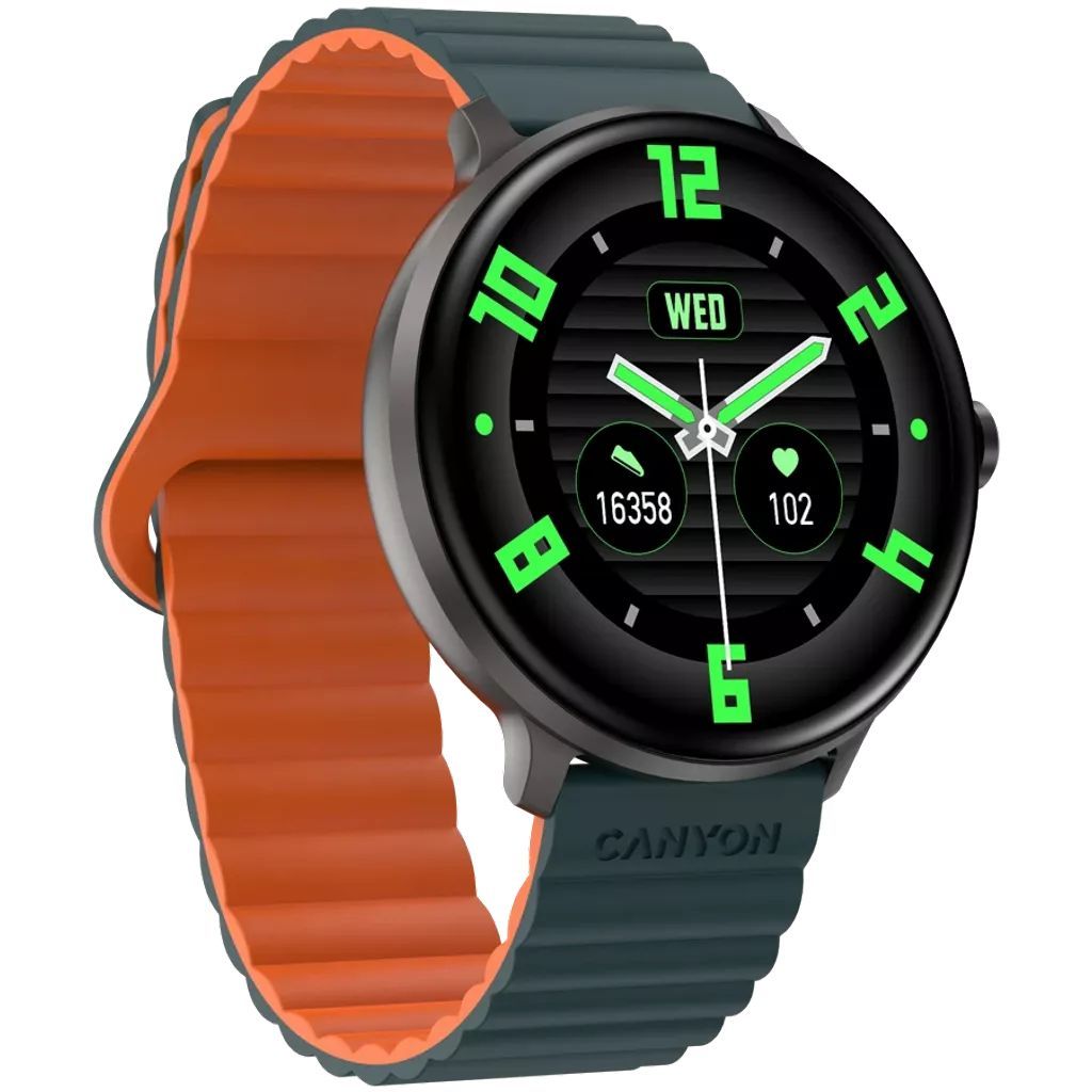 Canyon Jacky SW-69 Smart Watch Green/Orange