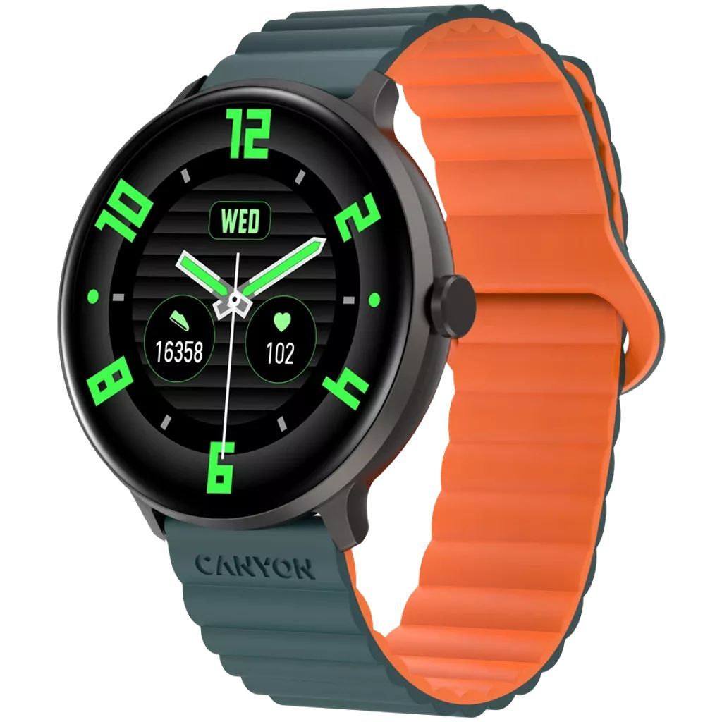 Canyon Jacky SW-69 Smart Watch Green/Orange