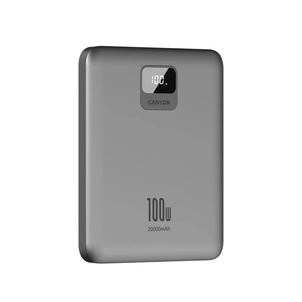 Canyon CNE-CPB2008 20000mAh PowerBank Dark Grey