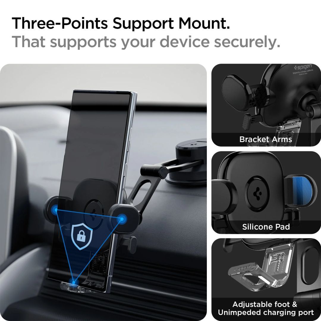 Spigen UTS35 OneTap Universal Car Mount Dashboard Black