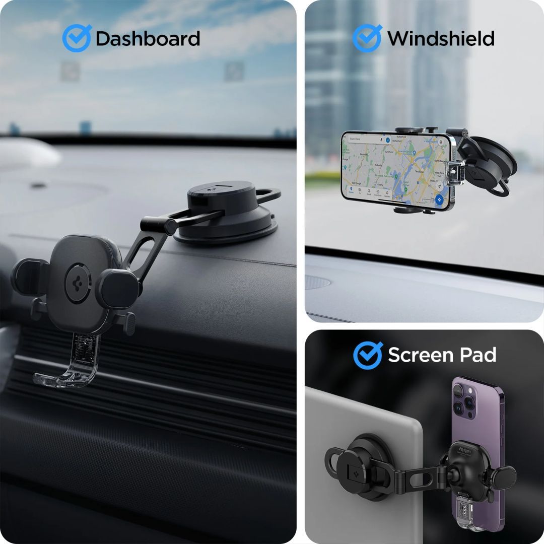 Spigen UTS35 OneTap Universal Car Mount Dashboard Black