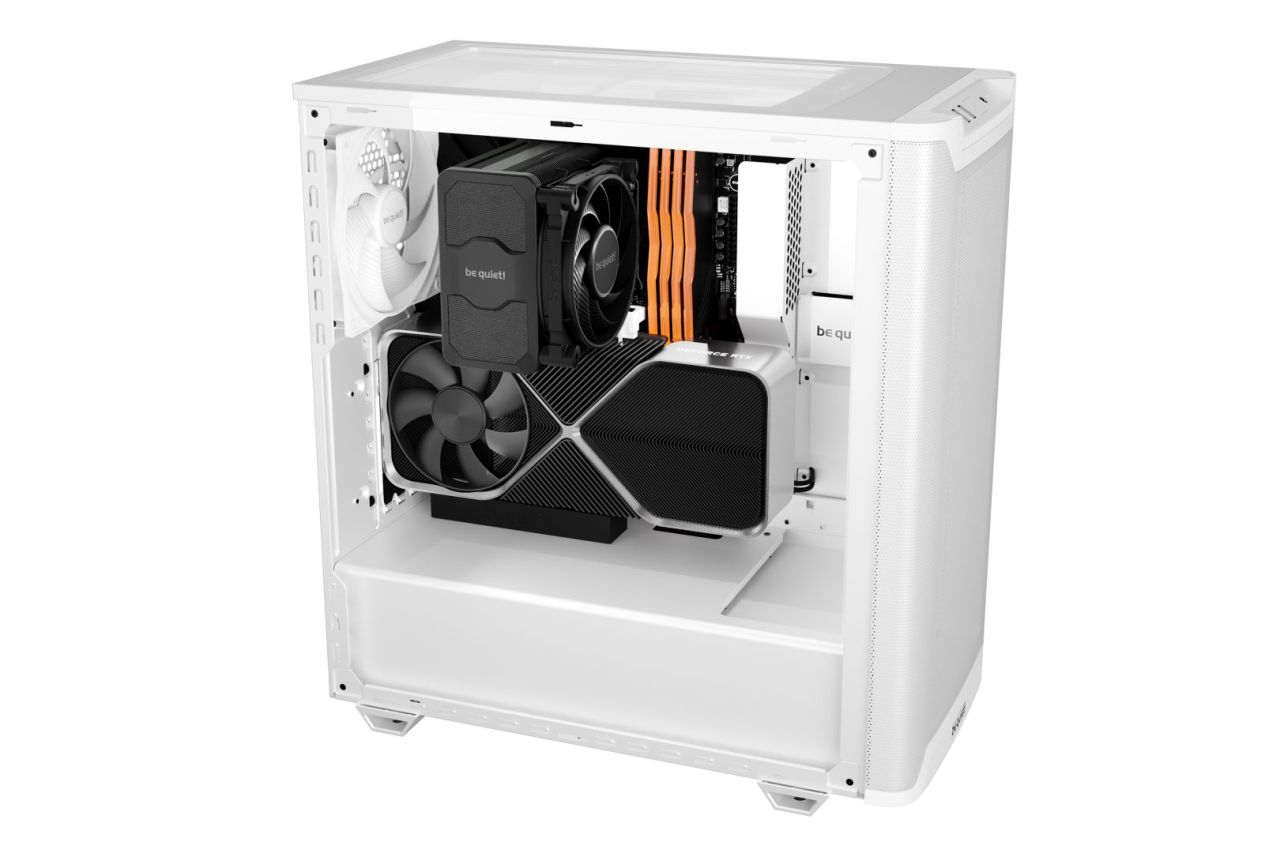 Be quiet! Pure Base 501 Airflow Tempered Glass White