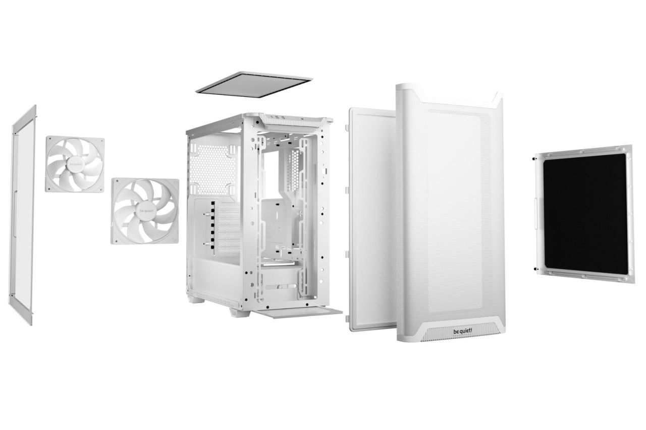 Be quiet! Pure Base 501 Airflow Tempered Glass White