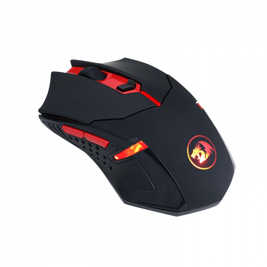 Redragon M601WL-BA Wireless Gaming Mouse and Mouse Pad Combo Black/Red