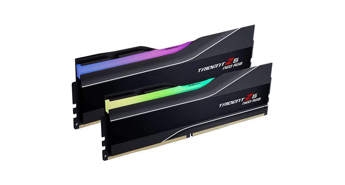 G.SKILL 64GB DDR5 6000MHz Kit(2x32GB) Trident Z5 Neo RGB Black