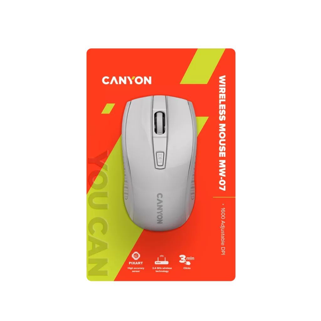 Canyon CNE-CMSW07W Wireless mouse White