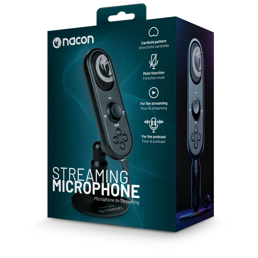 Nacon PC Streaming Microphone Black