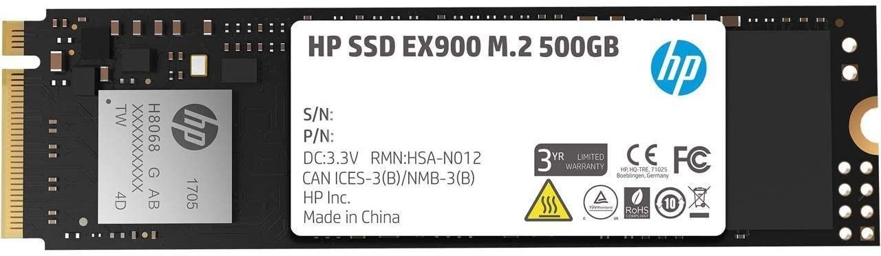 HP 500GB M.2 2280 NVMe EX900