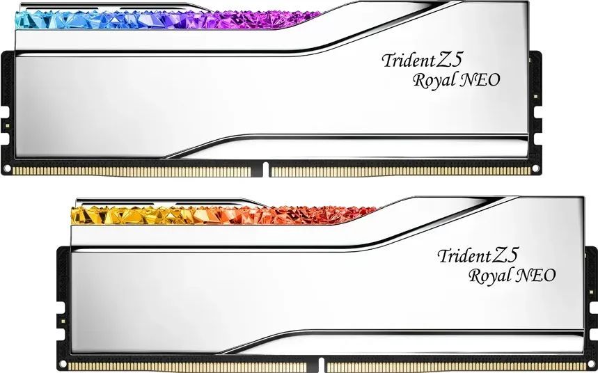 G.SKILL 48GB DDR5 8000MHz Kit(2x24GB) Trident Z5 Royal Neo RGB Silver