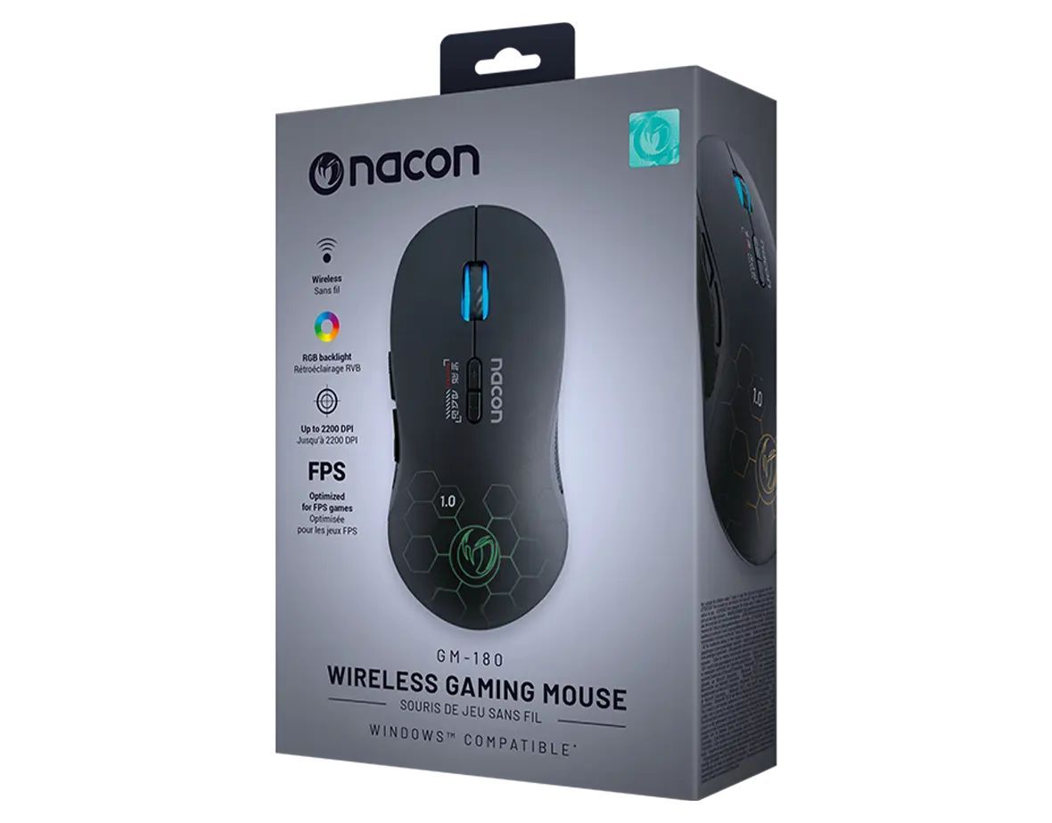 Nacon GM-180 Wireless Gaming Mouse Black