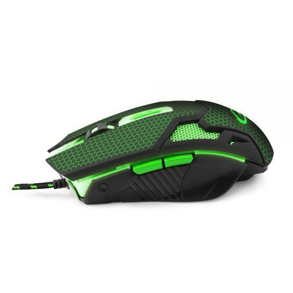 Esperanza MX207 Cobra gaming mouse Black/Green