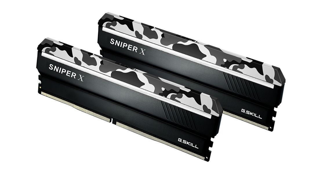 G.SKILL 16GB DDR4 3200MHz Kit(2x8GB) Sniper X Urban Camo