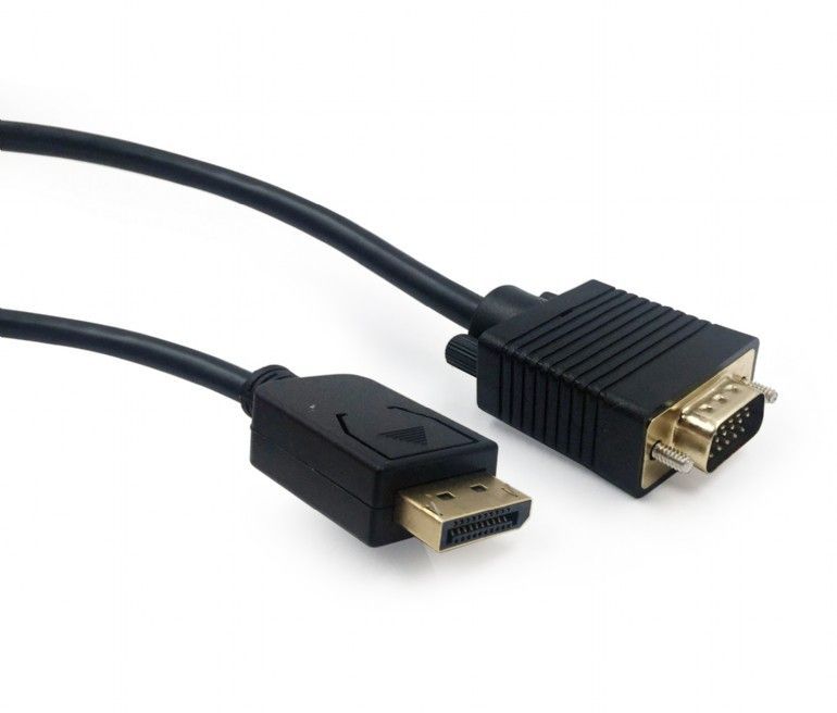 Gembird CCP-DPM-VGAM-6 DisplayPort to VGA adapter cable 1,8m Black Gembird CCP-DPM-VGAM-6 DisplayPort to VGA adapter cable 1,8m Black