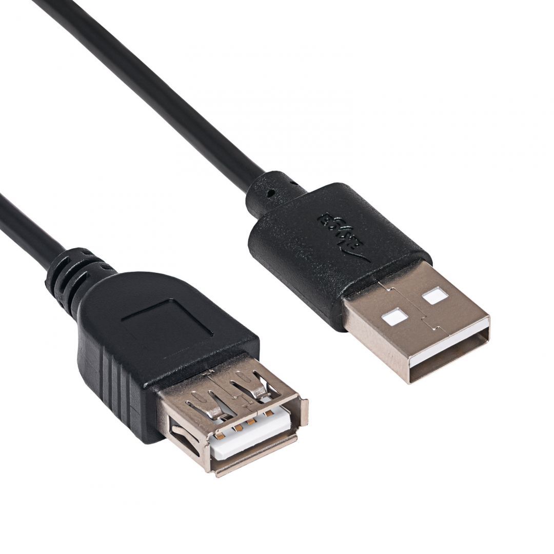 Akyga AK-USB-23 USB A-A cable 0,15m Black