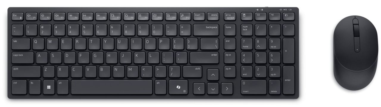 Dell KM555 Wireless Bluetooth Keyboard Combo Black HU