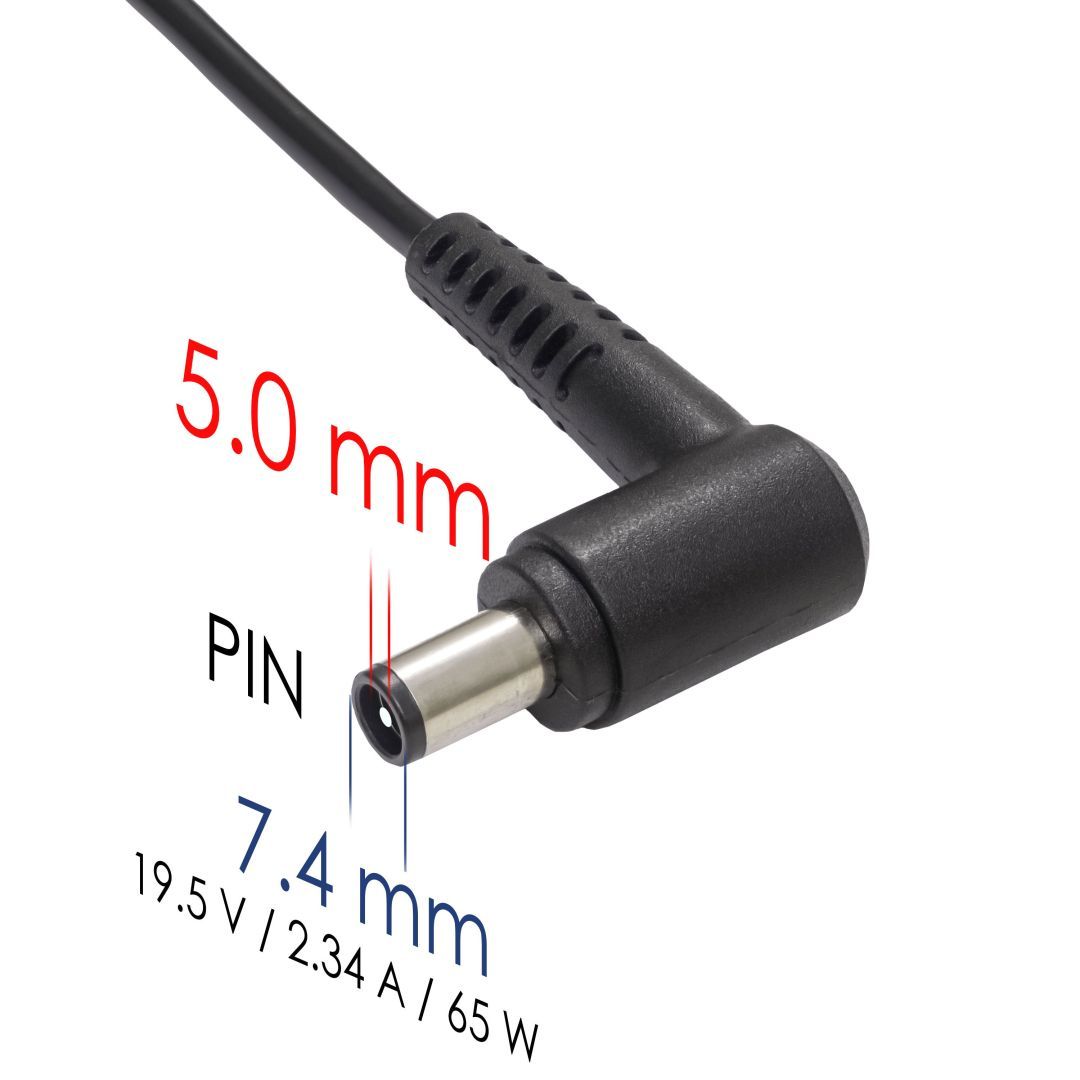 Akyga AK-ND-05 19,5V / 3,34A 65W 7,4x5mm Dell hálózati notebook töltő