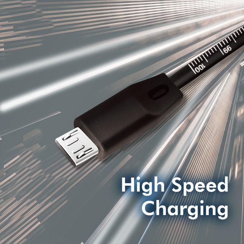 Logilink USB 2.0 cable USB-A/M to Micro-USB/M 1m Black Logilink USB 2.0 cable USB-A/M to Micro-USB/M 1m Black