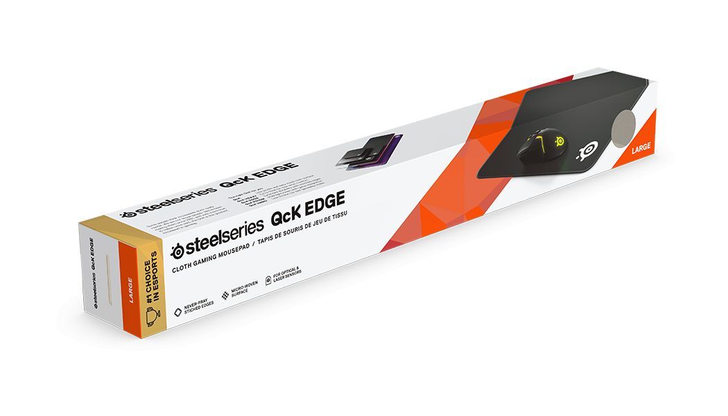 Steelseries Qck Edge (Large) Cloth Gaming Egérpad Black Steelseries Qck Edge (Large) Cloth Gaming Egérpad Black