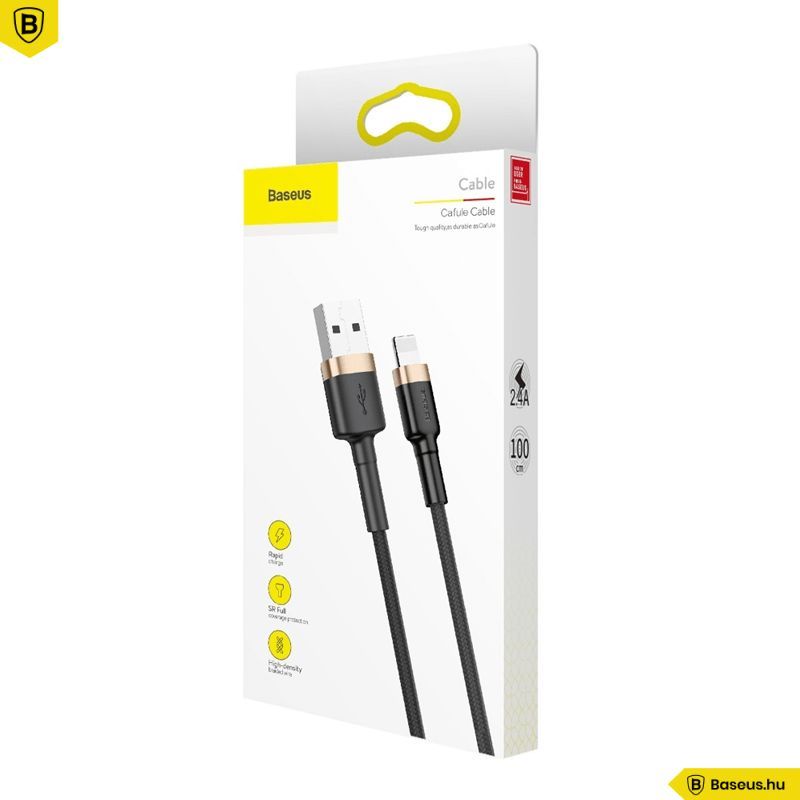 Baseus Cafule Lightning Cable 1m Black