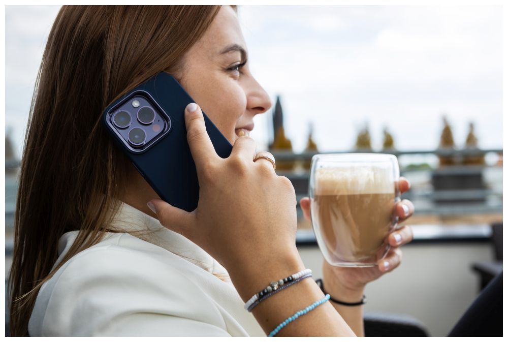 FIXED MagFlow tok Apple iPhone 16 Pro-hoz, kék FIXED MagFlow tok Apple iPhone 16 Pro-hoz, kék