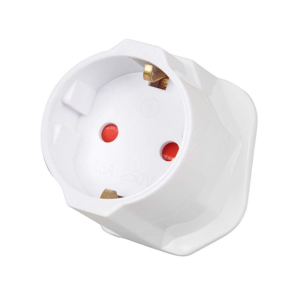 iBox UK/EU Power socket adapter White