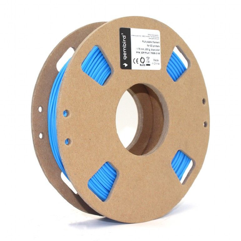 Gembird 3DP-PLA1.75GE-01-B Filament PLA Blue 1,75mm 200g GEMMA printer spool