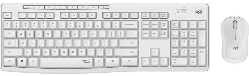 Logitech MK295 Silent Wireless Combo White DE Logitech MK295 Silent Wireless Combo White DE