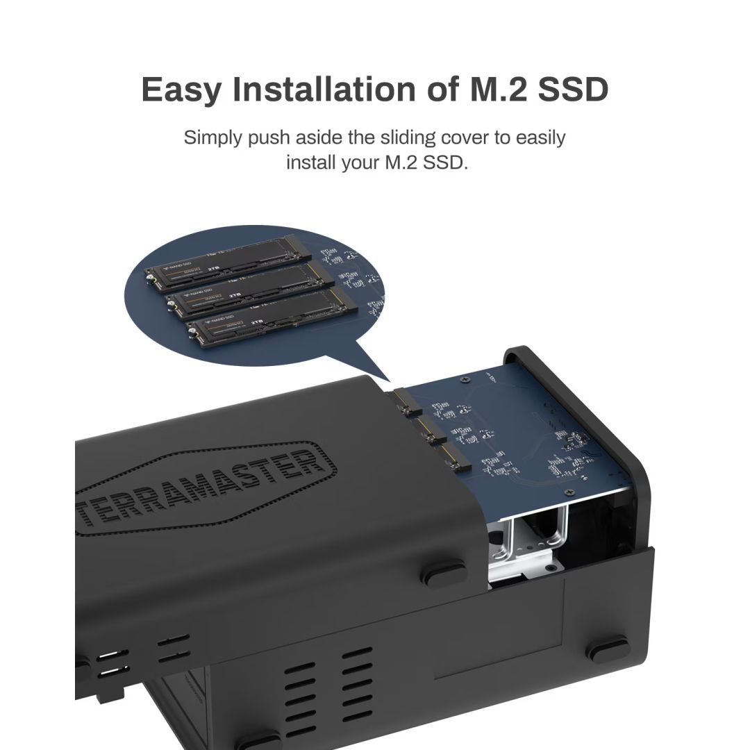 TerraMaster D5 Hybrid (2xHDD + 3xM.2 SSD)