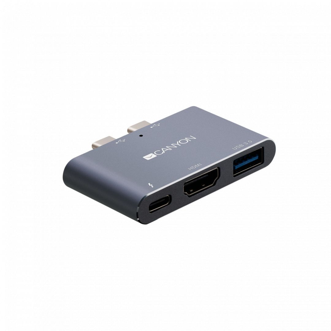 Canyon CNS-TDS01DG Thunderbolt 3 docking station 3-in-1 Dark Gray