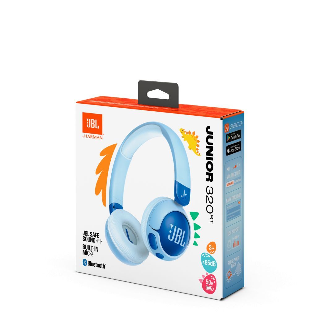 JBL Junior 320BT Bluetooth Headset Blue