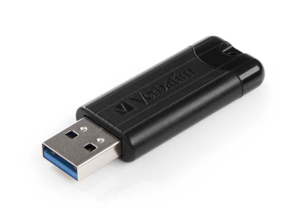 Verbatim 256GB Pinstripe USB3.2 Black