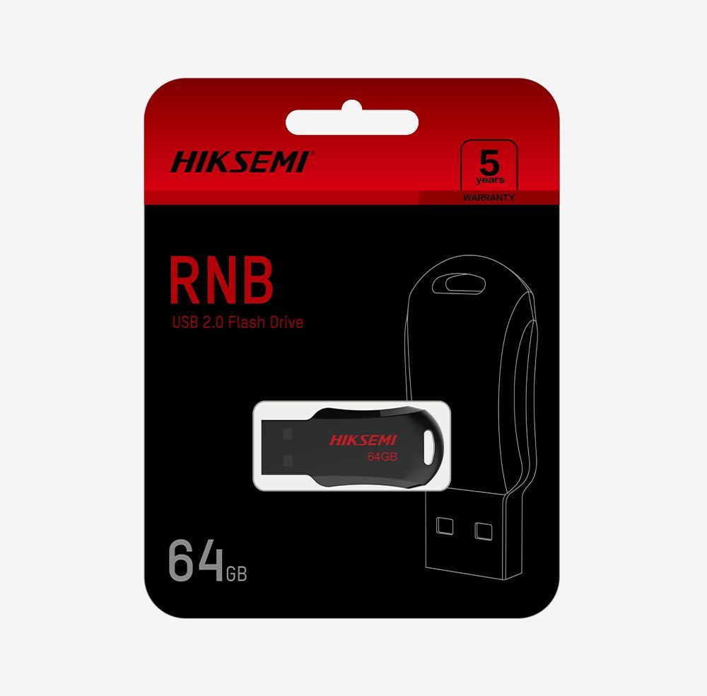 HikSEMI 8GB USB2.0 RNB M200R Black/Red