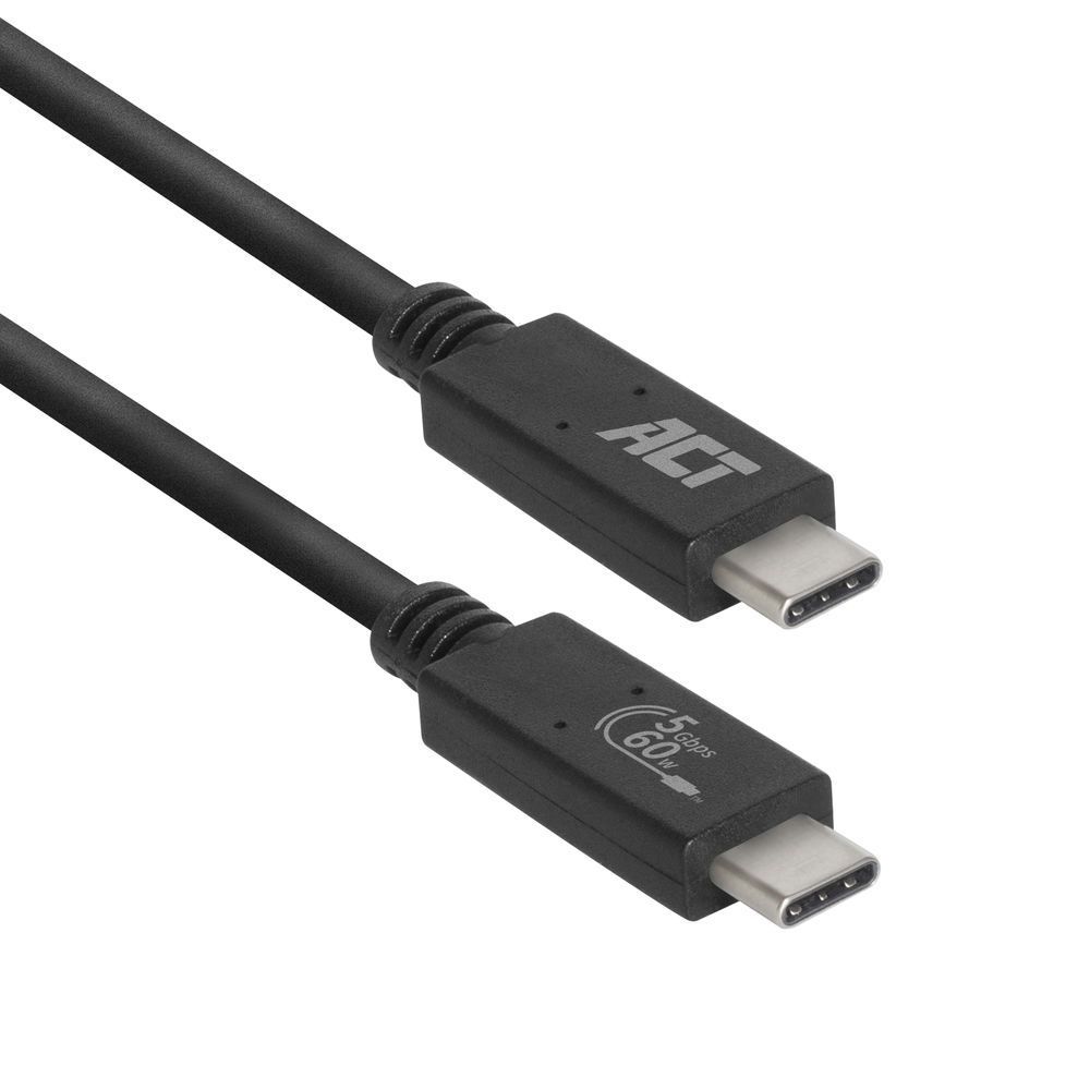 ACT AC7402 USB-C Cable 2m Black ACT AC7402 USB-C Cable 2m Black