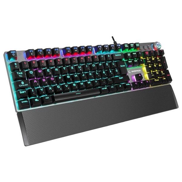 Rampage KB-R28 BLADE PLUS Gaming Keyboard Black HU