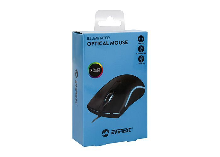 Everest SM-M9 Optical Mouse Black