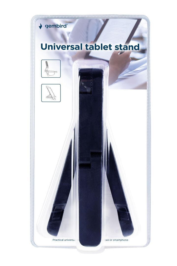 Gembird TA-TS-01 Universal Tablet/Smartphone stand Black