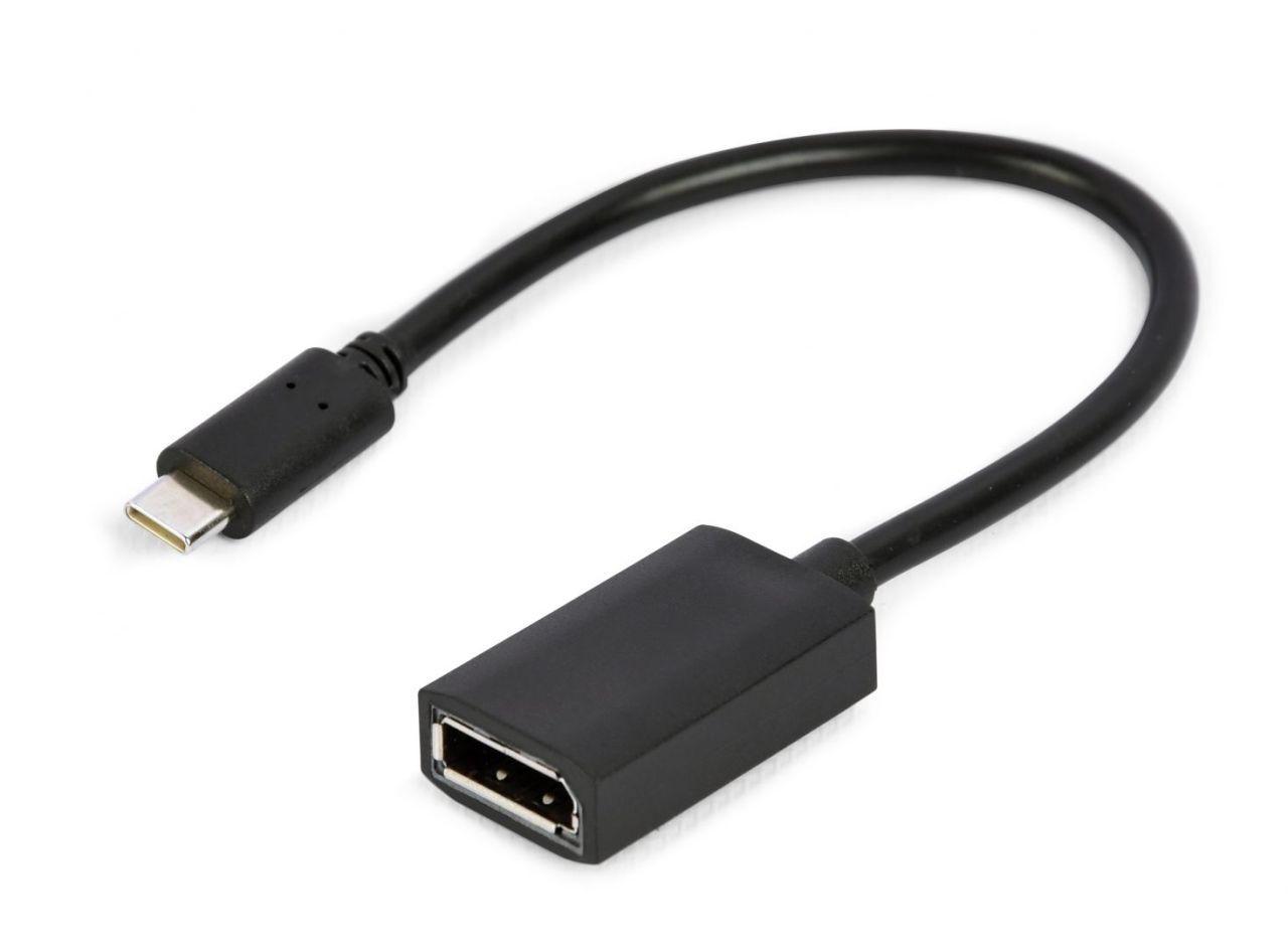 Gembird A-CM-DPF-02 USB Type-C to DisplayPort adapter Black Gembird A-CM-DPF-02 USB Type-C to DisplayPort adapter Black