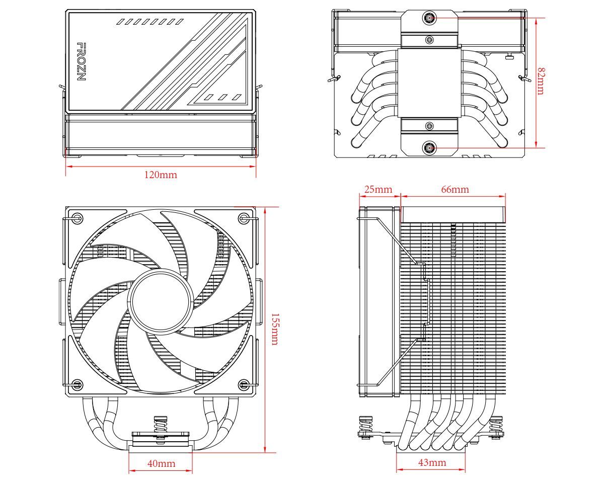 ID-COOLING FROZN A610 BLACK