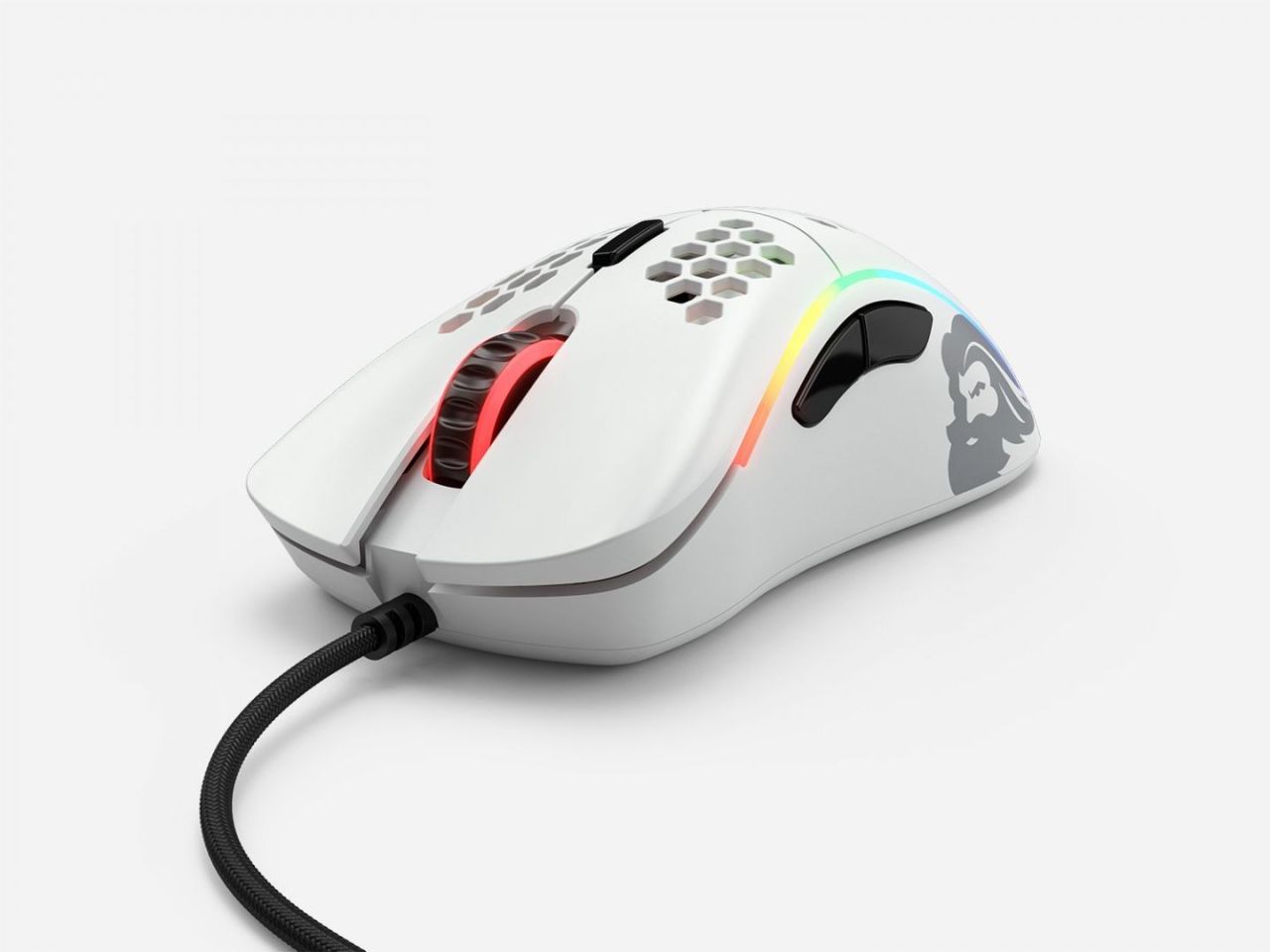 Glorious Model D Gaming Race RGB Matte White Glorious Model D Gaming Race RGB Matte White