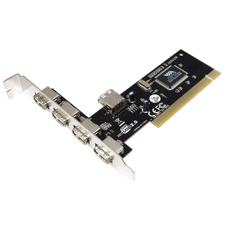 Logilink PC0028 PCI interface card USB 2.0 4+1