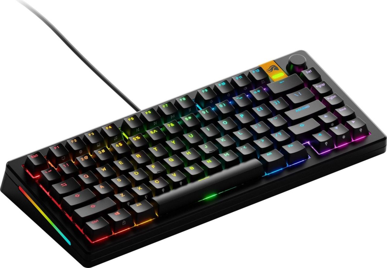 Glorious GMMK 3 HE 75% Prebuilt RGB Mechanical Gaming Keyboard Black UK Glorious GMMK 3 HE 75% Prebuilt RGB Mechanical Gaming Keyboard Black UK