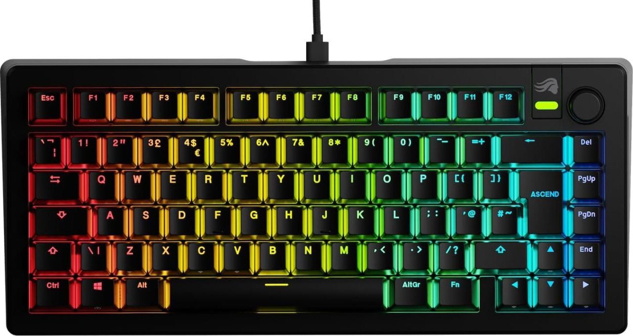 Glorious GMMK 3 75% Prebuilt RGB Mechanical Gaming Keyboard Black UK Glorious GMMK 3 75% Prebuilt RGB Mechanical Gaming Keyboard Black UK